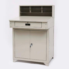 Value Collection - Stationary Shop Desks Type: Shop Desk - Closed Width (Inch): 34-1/2 - Americas Industrial Supply
