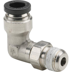 Parker - Metal Push-To-Connect Tube Fittings Type: Male Swivel Elbow Tube Outside Diameter (Inch): 1/2 - Americas Industrial Supply