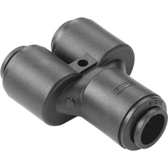 Parker - Plastic Push-To-Connect Tube Fittings Type: Union Y Tube Outside Diameter (Inch): 3/8 x 3/8 x 1/4 - Americas Industrial Supply