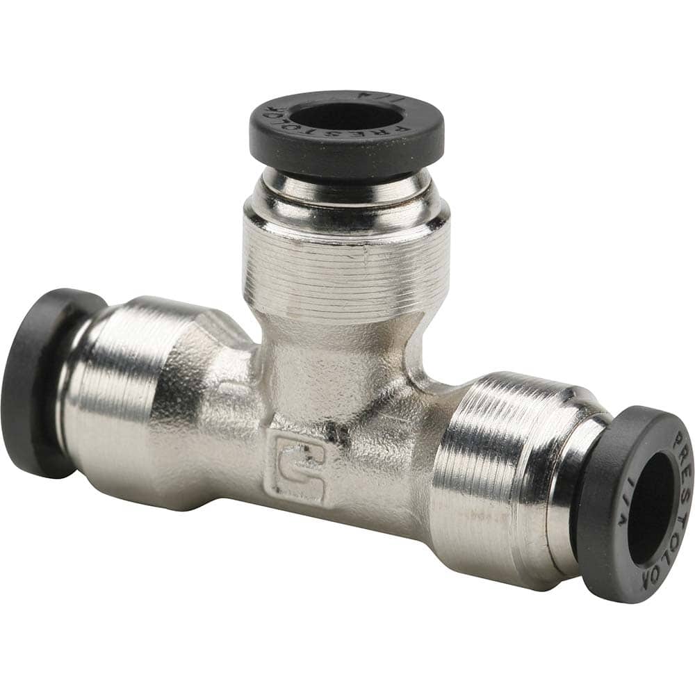 Parker - Metal Push-To-Connect Tube Fittings Type: Union Tee Tube Outside Diameter (Inch): 1/2 - Americas Industrial Supply