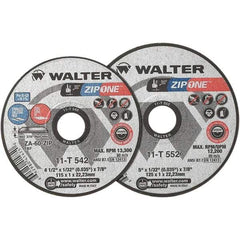 WALTER Surface Technologies - Depressed-Center Wheels Wheel Diameter (Inch): 6 Wheel Thickness (Inch): 1/32 - Americas Industrial Supply