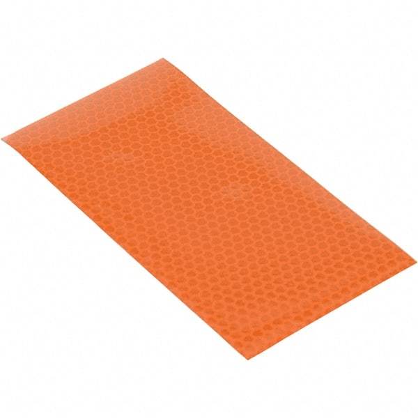 Vestil - 6" High x 3' Long x 3" Wide Barrier Reflective Sheeting - Orange - Americas Industrial Supply