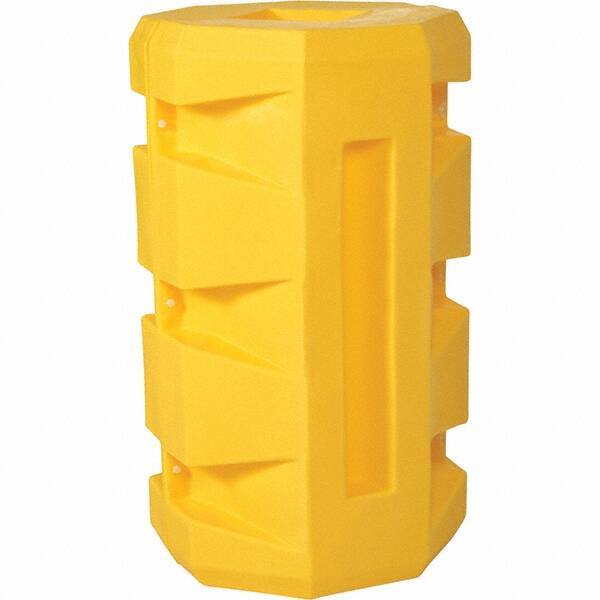 Vestil - 24" Wide x 24" Deep x 42" High, Polyethylene Column Protector - Fits 8" Columns, Yellow - Americas Industrial Supply