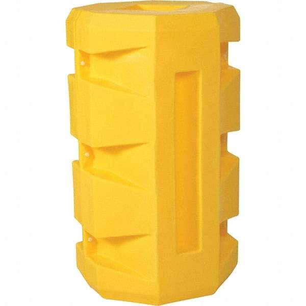 Vestil - 24" Wide x 24" Deep x 42" High, Polyethylene Column Protector - Fits 12" Columns, Yellow - Americas Industrial Supply