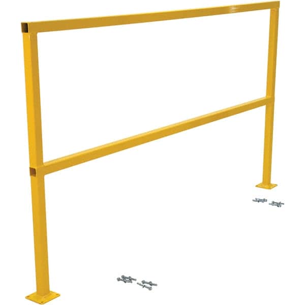 Vestil - 4" Long x 42" High, Steel Square Handrails - Americas Industrial Supply