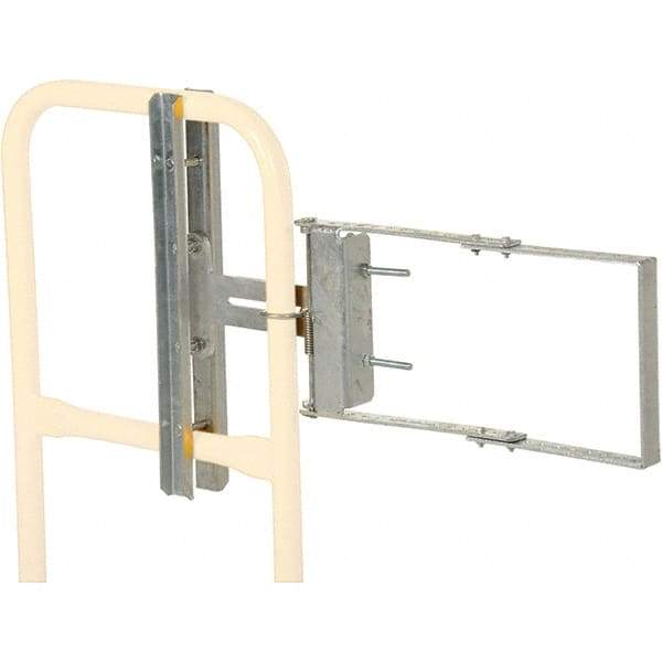 Vestil - Steel Self Closing Rail Safety Gate - Fits 16 to 26" Clear Opening, 12" Door Height, - Americas Industrial Supply