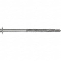 DeWALT Anchors & Fasteners - #12-24, Hex Washer Head, Hex Drive, 2" Length Under Head, #5 Point, Self Drilling Screw - Americas Industrial Supply