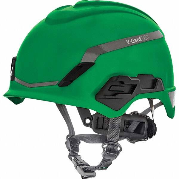 MSA - ANSI Type I Class C, G & E 4-Point Ratchet Short Brim Hard Hat - Americas Industrial Supply