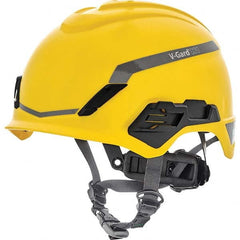 MSA - ANSI Type I Class C, G & E 4-Point Ratchet Short Brim Hard Hat - Americas Industrial Supply