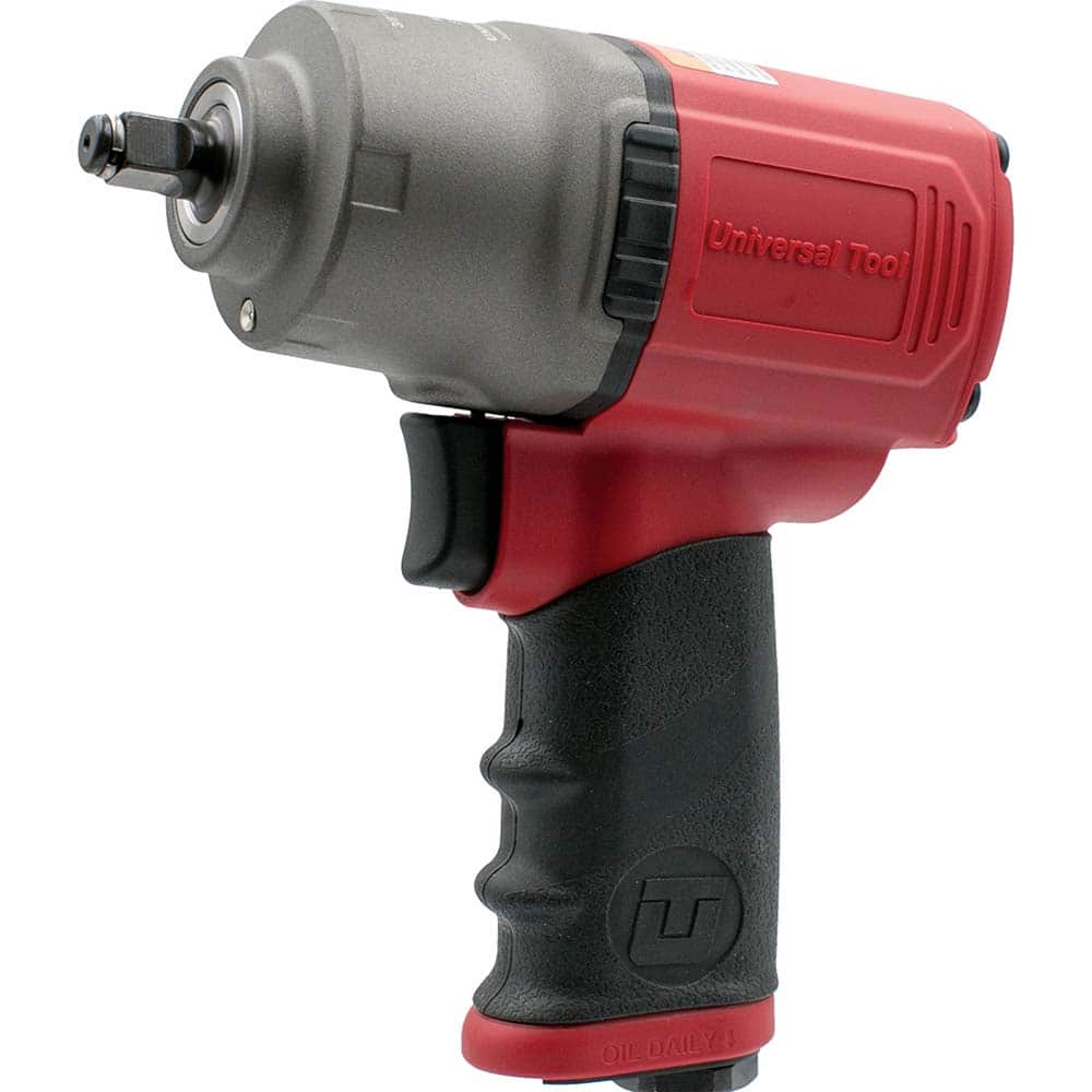 Florida Pneumatic - Air Impact Wrenches & Ratchets; Drive Size: 3/8 Square ; Handle Type: Pistol Grip ; Type: Twin Hammer ; Speed (RPM): 11000.00 ; Torque (Ft/Lb): 550 ; Inlet Size (Inch): 1/4 - Exact Industrial Supply