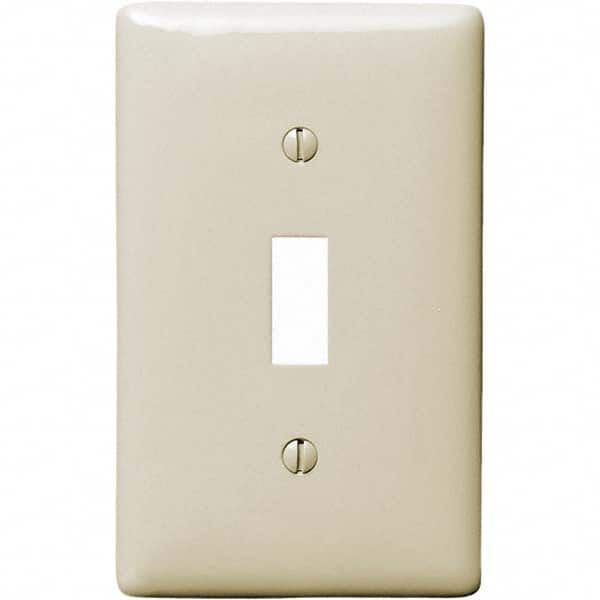 Hubbell Wiring Device-Kellems - Wall Plates Wall Plate Type: Switch Plates Color: Light Almond - Americas Industrial Supply