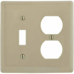 Hubbell Wiring Device-Kellems - Wall Plates Wall Plate Type: Combination Wall Plates Color: Ivory - Americas Industrial Supply