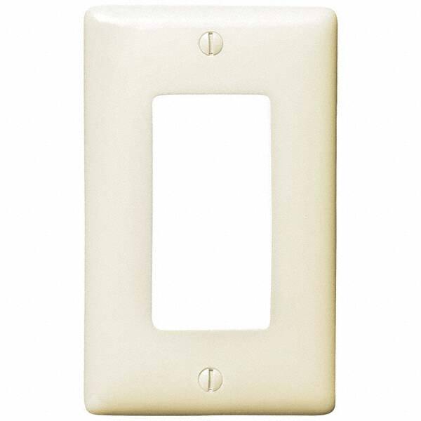 Hubbell Wiring Device-Kellems - Wall Plates Wall Plate Type: Outlet Wall Plates Color: Light Almond - Americas Industrial Supply