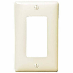 Hubbell Wiring Device-Kellems - Wall Plates Wall Plate Type: Outlet Wall Plates Color: Light Almond - Americas Industrial Supply