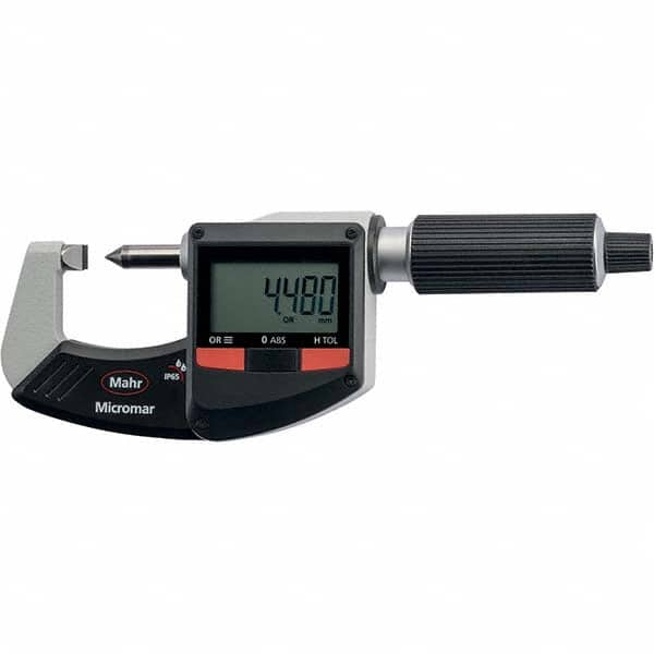 Mahr - Electronic Outside Micrometers Type: Standard Minimum Measurement (Decimal Inch): 0.0000 - Americas Industrial Supply