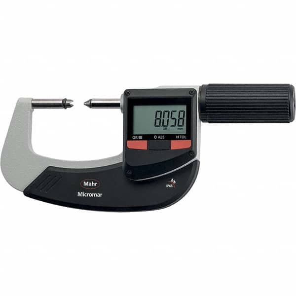 Mahr - Electronic Outside Micrometers Type: Standard Minimum Measurement (Decimal Inch): 0.0000 - Americas Industrial Supply