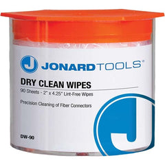 Jonard Tools - Cable Tools & Kits Tool Type: Dry Wipes for Cleaning Fiber Number of Pieces: 90.000 - Americas Industrial Supply