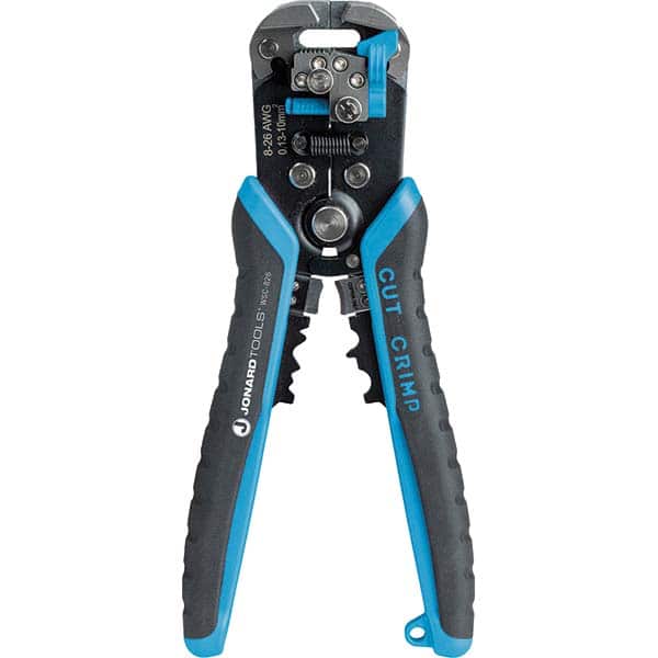 Jonard Tools - Wire & Cable Strippers Type: Wire Stripper/Crimper Maximum Capacity: 8 AWG - Americas Industrial Supply