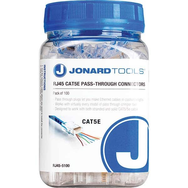 Jonard Tools - Cable Tools & Kits Tool Type: Pass-Through Connectors Number of Pieces: 100.000 - Americas Industrial Supply