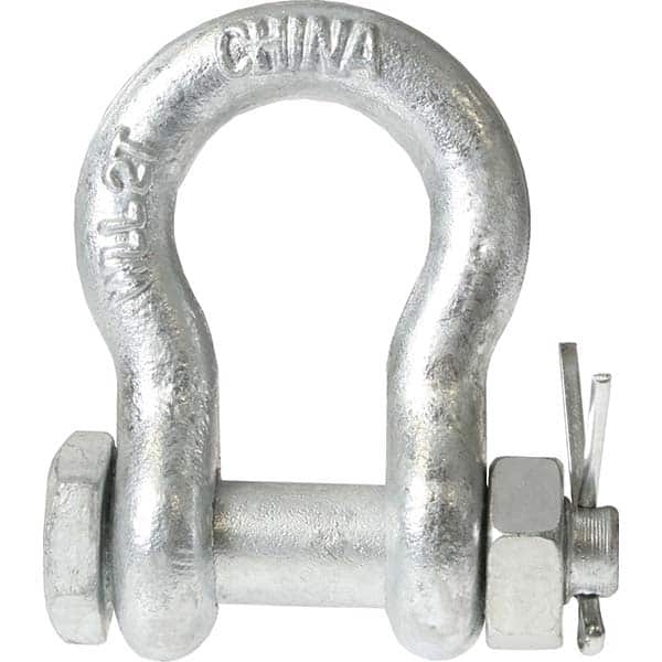 US Cargo Control - Shackles Load Limit (Ton): 3.25 Pin Type: Bolt&Nut - Americas Industrial Supply