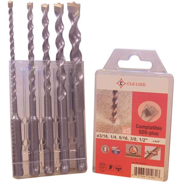 Cle-Line - Drill Bit Sets System of Measurement: Inch Drill Bit Material: Tungsten Carbide - Americas Industrial Supply