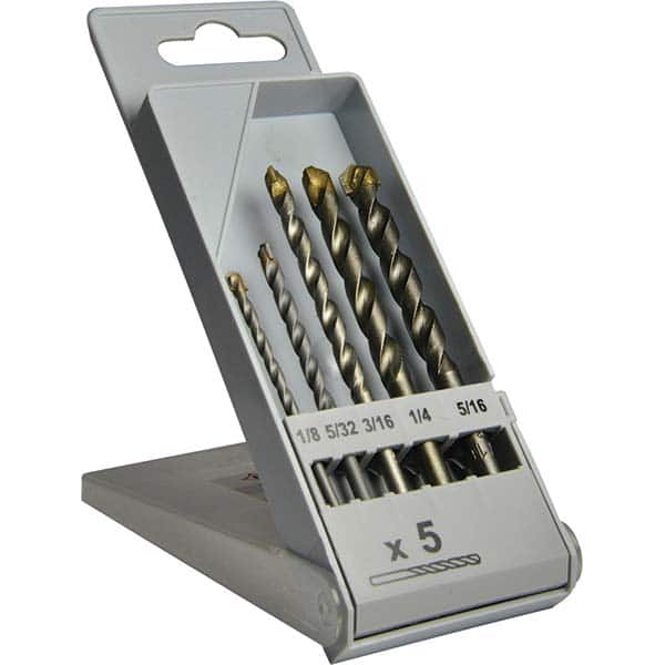 Cle-Line - Drill Bit Sets System of Measurement: Inch Drill Bit Material: High Speed Steel - Americas Industrial Supply