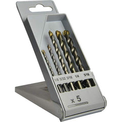 Cle-Line - Drill Bit Sets System of Measurement: Inch Drill Bit Material: High Speed Steel - Americas Industrial Supply