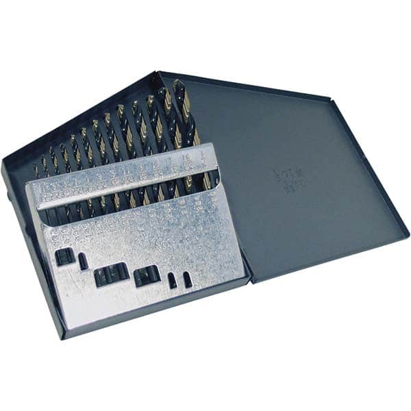 Cle-Line - Drill Bit Sets System of Measurement: Inch Drill Bit Material: High Speed Steel - Americas Industrial Supply