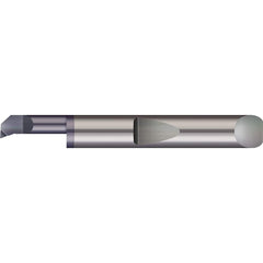 Boring Bar: 0.28″ Min Bore, 3/4″ Max Depth, Right Hand Cut, Solid Carbide 5/16″ Shank Dia, 2″ OAL, 0.004″ Corner Radius