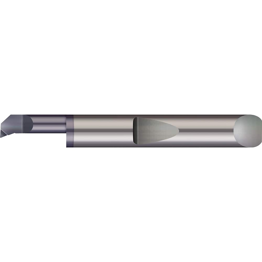 Boring Bar: 0.28″ Min Bore, 1/2″ Max Depth, Right Hand Cut, Solid Carbide 5/16″ Shank Dia, 2″ OAL, 0.004″ Corner Radius