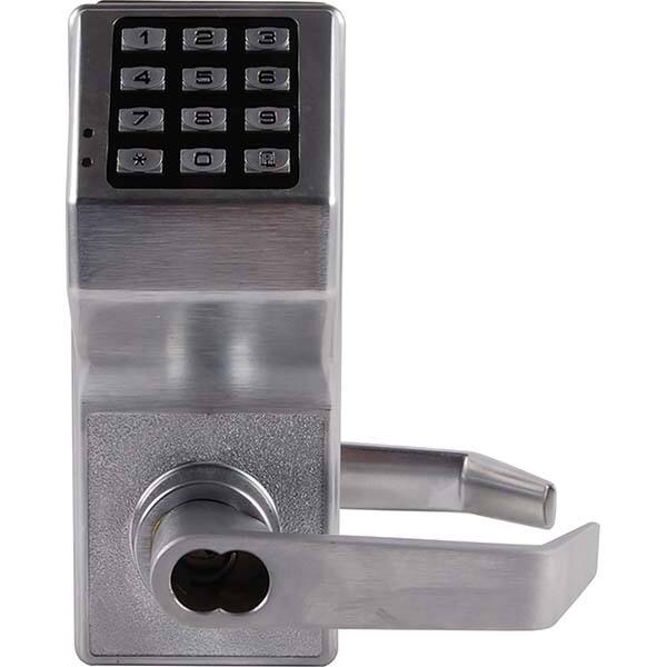 Alarm Lock - Lever Locksets Type: Entrance Door Thickness: 1-3/4 - Americas Industrial Supply