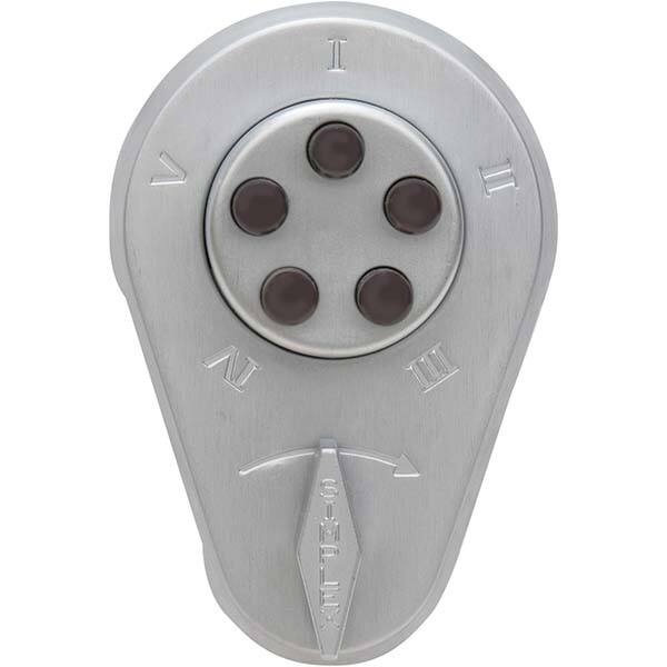 Simplex - Lever Locksets Type: Thumbturn Door Thickness: 1-3/4 - Americas Industrial Supply