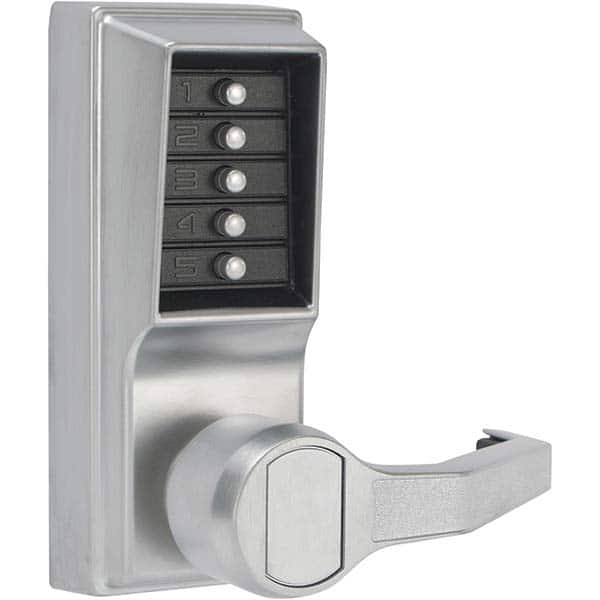 Simplex - Lever Locksets Type: Push-button Lock Door Thickness: 1-3/4 - Americas Industrial Supply