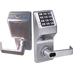 Alarm Lock - Lever Locksets Type: Entrance Door Thickness: 1-3/4 - Americas Industrial Supply