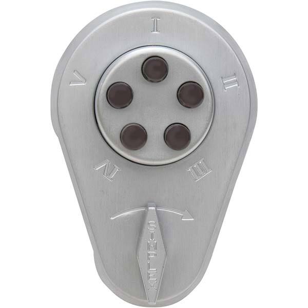 Simplex - Lever Locksets Type: Thumbturn Door Thickness: 1-3/4 - Americas Industrial Supply