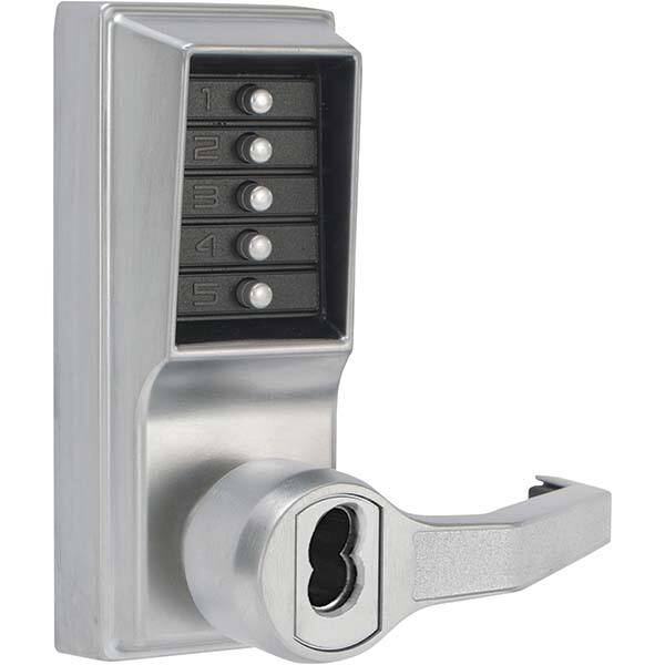 Simplex - Lever Locksets Type: Push-button Lock Door Thickness: 1-3/4 - Americas Industrial Supply
