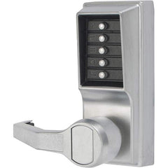 Simplex - Lever Locksets Type: Push-button Lock Door Thickness: 1-3/4 - Americas Industrial Supply