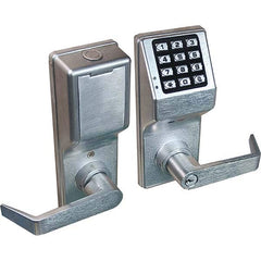 Alarm Lock - Lever Locksets Type: Entrance Door Thickness: 1-3/4 - Americas Industrial Supply