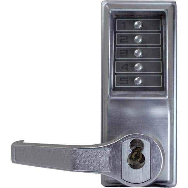Simplex - Lever Locksets Type: Push-button Lock Door Thickness: 1-3/4 - Americas Industrial Supply