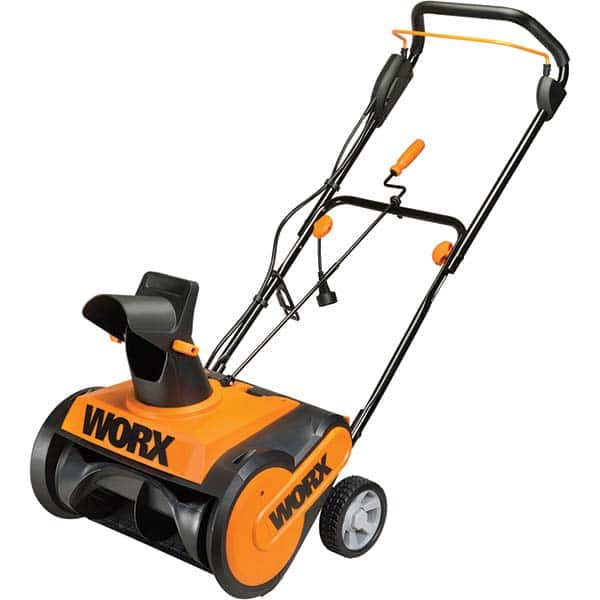 Worx - Snow Blowers Type: Snow Thrower Clearing Width (Inch): 18 - Americas Industrial Supply