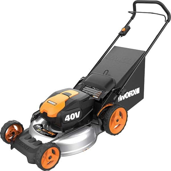 Worx - Lawn Mowers Type: Mower Power Type: Battery - Americas Industrial Supply