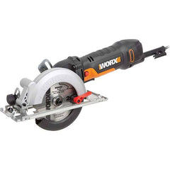 Worx - Electric Circular Saws Amperage: 4.5000 Blade Diameter Compatibility (Inch): 4-1/2 - Americas Industrial Supply