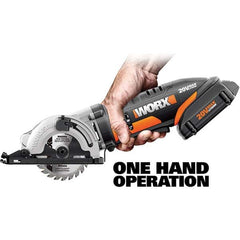 Worx - Cordless Circular Saws Voltage: 20 Battery Chemistry: Lithium-Ion - Americas Industrial Supply