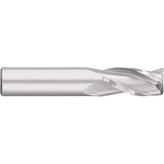 Titan USA - Square End Mills; Mill Diameter (Decimal Inch): 0.1406 ; Number of Flutes: 3 ; Length of Cut (Inch): 9/16 ; Length of Cut (Decimal Inch): 0.5625 ; Material: Solid Carbide ; Finish/Coating: Uncoated - Exact Industrial Supply