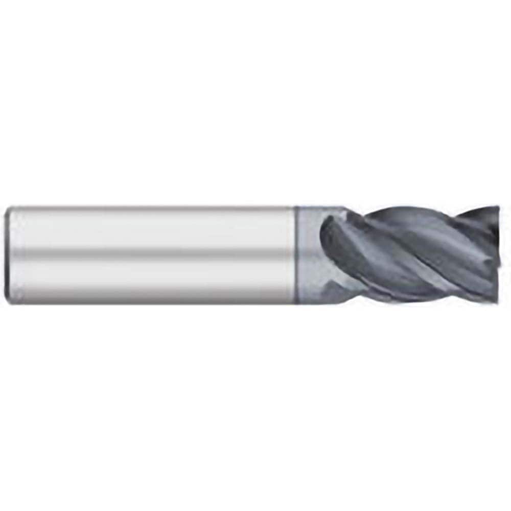 Titan USA - Square End Mills; Mill Diameter (Inch): 1/4 ; Mill Diameter (Decimal Inch): 0.2500 ; Number of Flutes: 4 ; Length of Cut (Inch): 3/8 ; Length of Cut (Decimal Inch): 0.3750 ; Material: Solid Carbide - Exact Industrial Supply