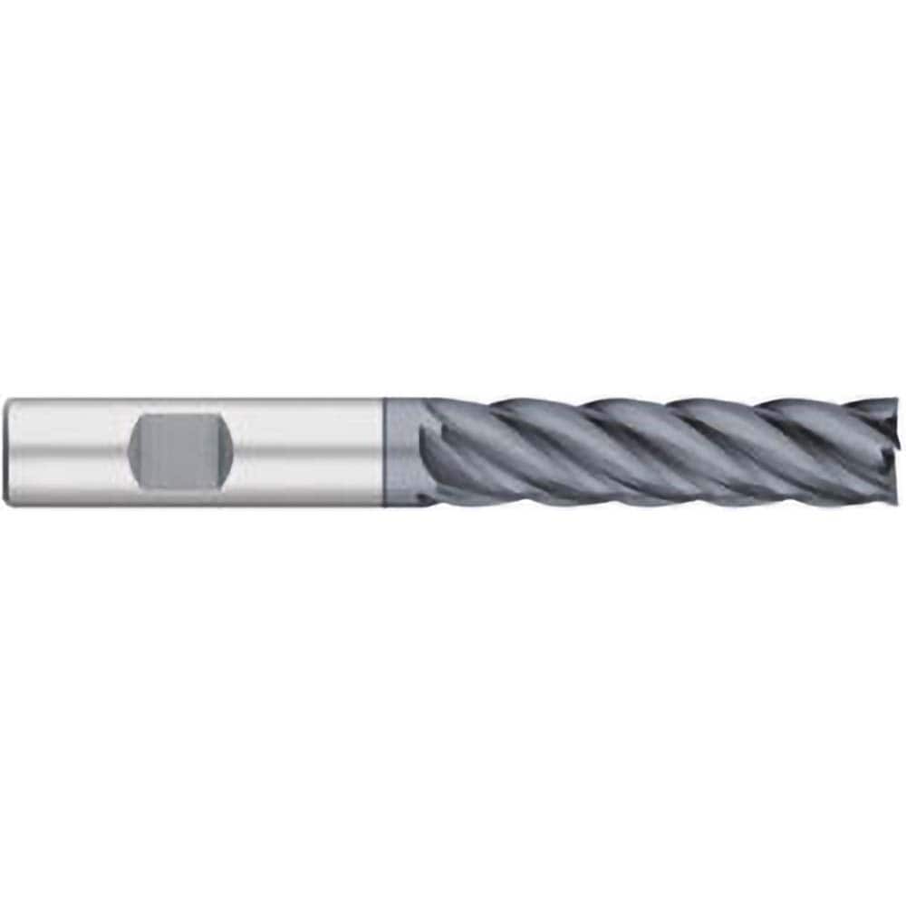 Titan USA - Square End Mills; Mill Diameter (Inch): 5/8 ; Mill Diameter (Decimal Inch): 0.6250 ; Number of Flutes: 5 ; Length of Cut (Inch): 2-1/4 ; Length of Cut (Decimal Inch): 2.2500 ; Material: Solid Carbide - Exact Industrial Supply