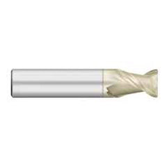Titan USA - Corner Radius & Corner Chamfer End Mills; Mill Diameter (Inch): 1/4 ; Mill Diameter (Decimal Inch): 0.2500 ; End Type: Corner Radius ; Corner Radius (mm): 0.50 ; Corner Radius (Decimal Inch): 0.0200 ; Number of Flutes: 2 - Exact Industrial Supply