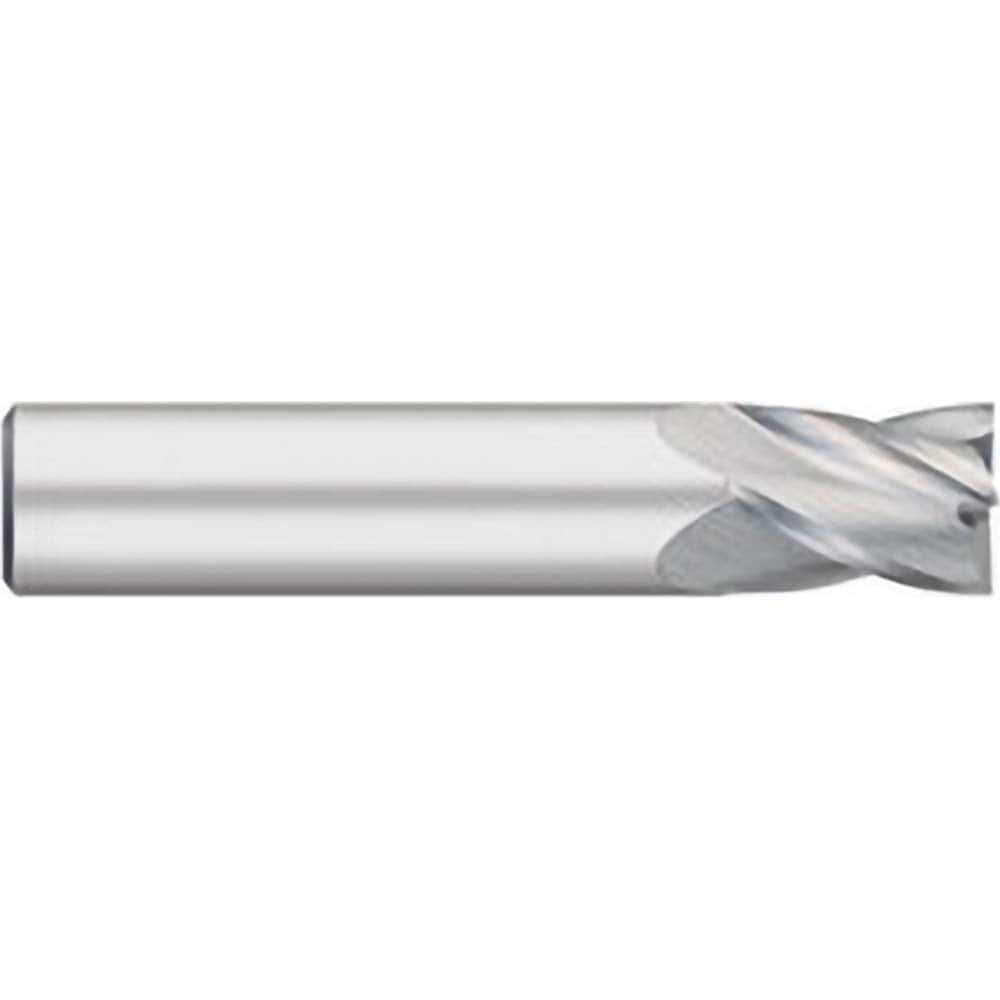 Titan USA - Square End Mills; Mill Diameter (Inch): 1/4 ; Mill Diameter (Decimal Inch): 0.2500 ; Number of Flutes: 4 ; Length of Cut (Inch): 1/2 ; Length of Cut (Decimal Inch): 0.5000 ; Material: Solid Carbide - Exact Industrial Supply