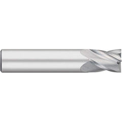 Titan USA - Square End Mills; Mill Diameter (Inch): 1/4 ; Mill Diameter (Decimal Inch): 0.2500 ; Number of Flutes: 4 ; Length of Cut (Inch): 1/2 ; Length of Cut (Decimal Inch): 0.5000 ; Material: Solid Carbide - Exact Industrial Supply