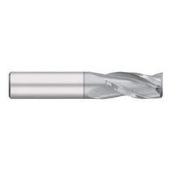 Titan USA - Square End Mills; Mill Diameter (Decimal Inch): 0.0469 ; Number of Flutes: 3 ; Length of Cut (Inch): 1/8 ; Length of Cut (Decimal Inch): 0.1250 ; Material: Solid Carbide ; Finish/Coating: TiCN - Exact Industrial Supply